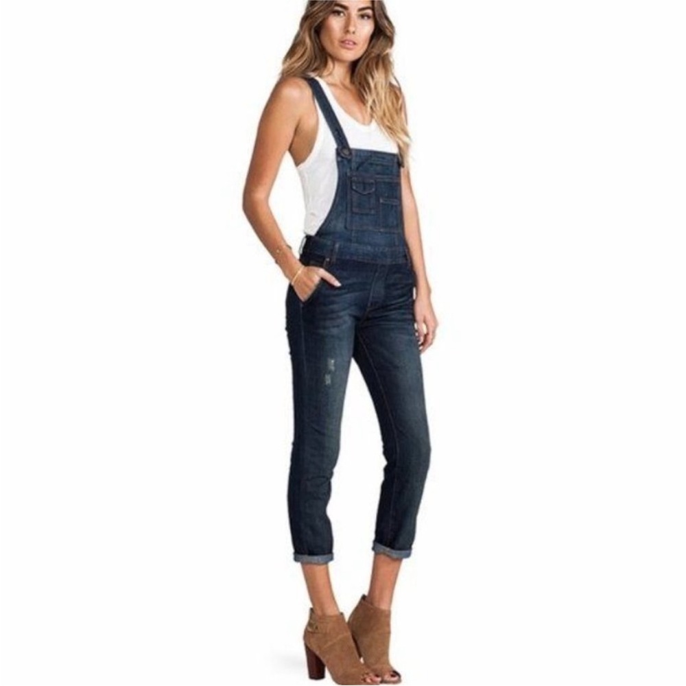 FREE PEOPLE OVERALLS sz24 NWOT Low Back